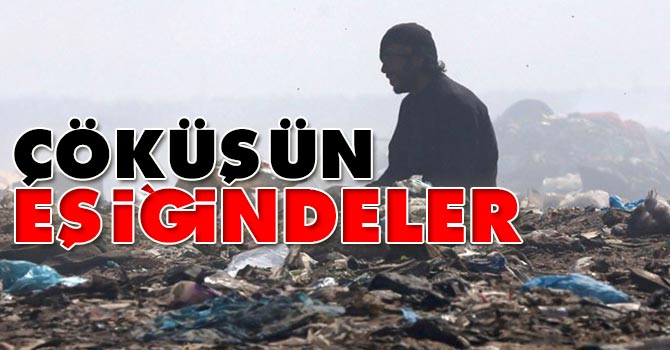 Çöküşün eşiğindeler