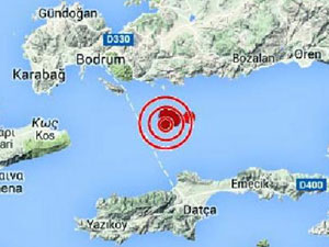 Ege'de 50 dakikada 11 deprem oldu