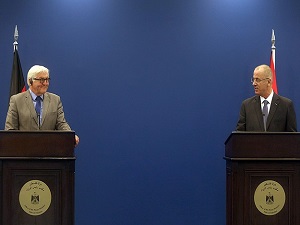 Steinmeier Filistin Başbakanı Hamdallah ile görüştü