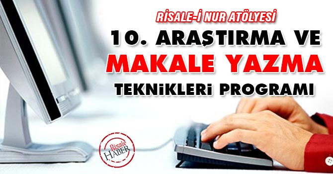10. Araştırma ve makale yazma teknikleri programı