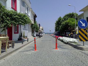 Bozcaada'da araç trafiğine düzenleme