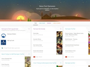 Google'dan Ramazan sayfası!