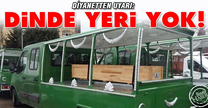 Diyanetten önemli uyarı: Dinde yeri yok!