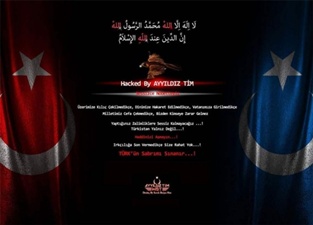 Ayyıldız Tim, Çin sitelerini hackledi!