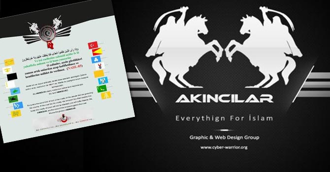 Akıncılar Çin Devlet sitelerini çökertti