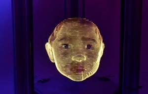 Hintli sanatçı 3D yazıcı ile ışığı boyamayı başardı