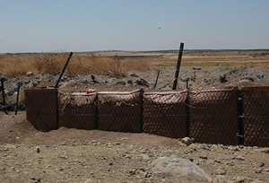 Kilis sınır hattında mevzi oluşturuldu