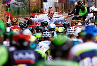 Fransa Bisiklet Turu'nda zincirleme kaza