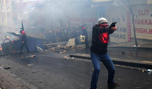 Okmeydanı'nda kafeteryada cephanelik çıktı