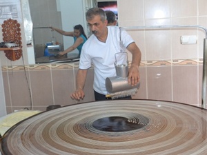 Ramazanın ilk gününde kadayıf üreticilerine büyük ilgi