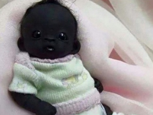 Dünyanın en siyah bebeği