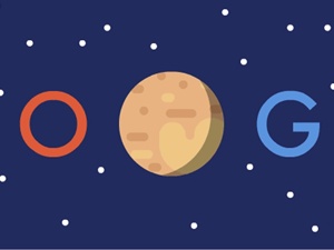 Google'dan New Horizons'a özel doodle