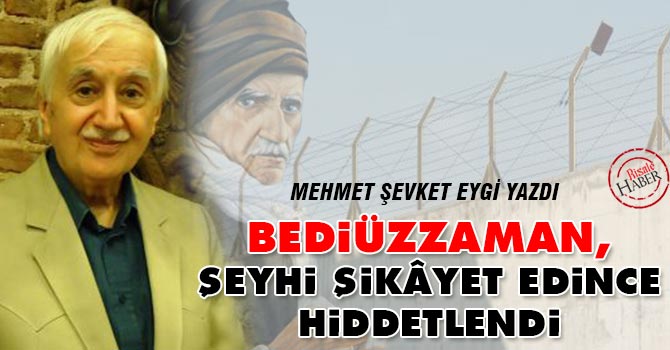 Bediüzzaman, Şeyhi şikâyet edince hiddetlendi