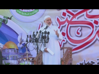 Gazze'de bayram namazını Heniyye kıldırdı