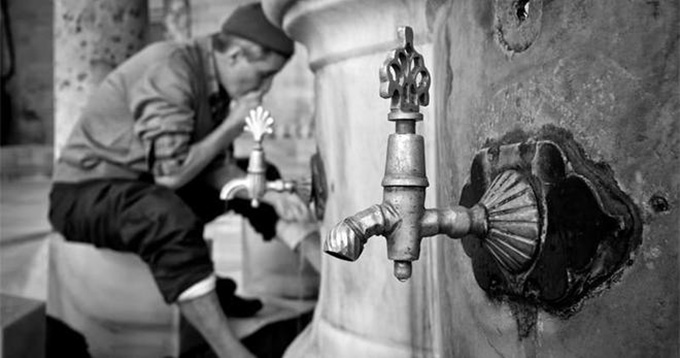 Abdest almak mutlu ediyor!