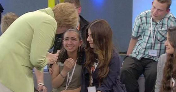 Merkel'in ağlattığı Filistinli kızla ilgili yeni gelişme