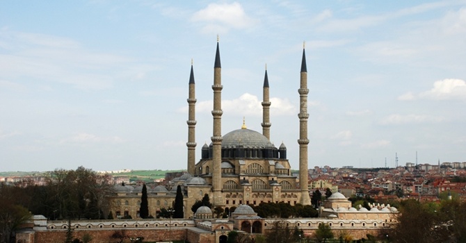 Selimiye Camii bayram boyunca doldu taştı