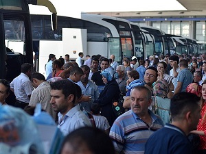 Bayramda yollara düştük