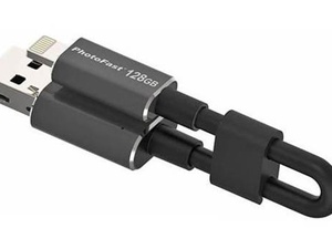 iPhone'a 128 GB hafıza sağlayan şarj kablosu