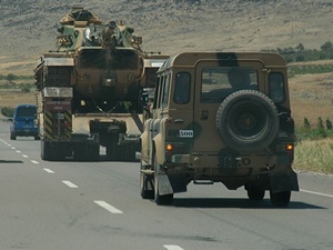 Suriye sınırında askeri hareketlilik