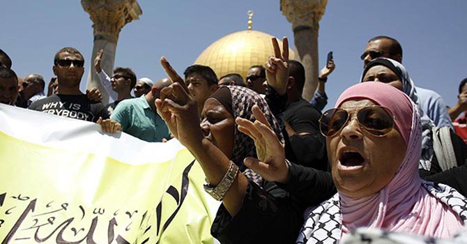 Hz. Muhammed'e hakaret eden yahudiye protesto