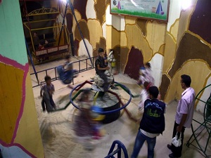 Savaşın çocuklarına yeraltı parkı