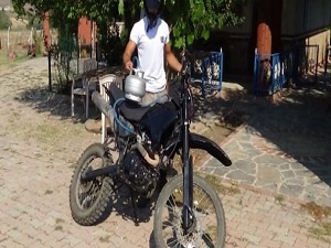 Piknik tüpüyle 700 km yol gidiyor!