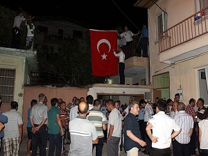 Şehit polisin baba ocağında yas var