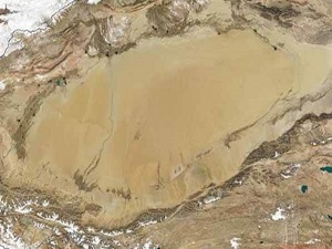Taklamakan Çölü'nde deniz keşfedildi
