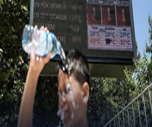 Antalya'da en sıcak gün!