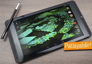 Nvidia, on binlerce tabletini geri çağırıyor