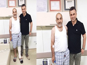 Kesilecek bacağa iğne deliğinden müdahale