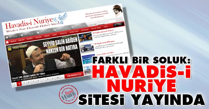 Farklı bir soluk: Havadis-i Nuriye sitesi yayında