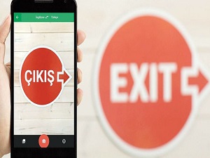 Google Çeviri ile tabelalar Türkçe