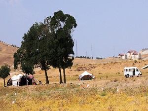 Çadır kuran göçebeler huzursuz