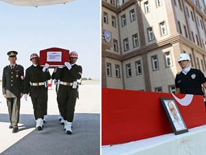 Şehitler uğurlanıyor