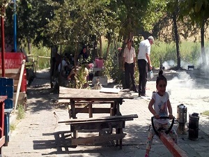 Piknik alanlarında bayram yoğunluğu