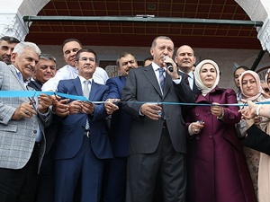 Erdoğan Kıbledağı Camisi'ni açtı