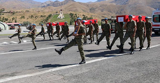 Şehitlerimizi uğurluyoruz