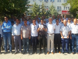 Muhtarlardan teröre tepki