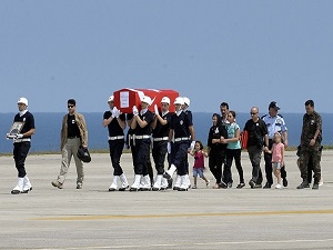 Şehit komiser için tören düzenlendi