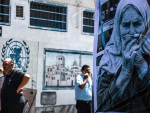 Gazzeli kadınlar BM'yi protesto etti