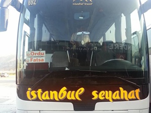 İstanbul Seyahat namaz için durmadı