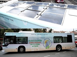 İETT'den güneş enerjisi kullanan otobüs