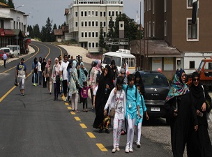 Uludağ'a Arap turist akını