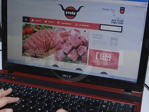 Et satışı internete girdi