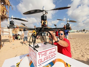 Bu 'drone' can kurtarıyor!