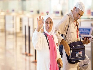 Hacılar dualarla uğurlandı