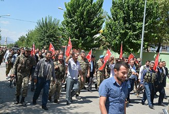 Siirt'te teröre tepki yürüyüşü