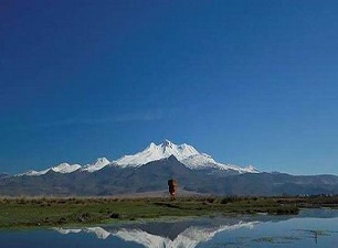 Erciyes'e yılın ilk karı yağdı